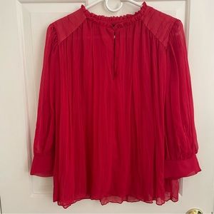 Zara Red Blouse